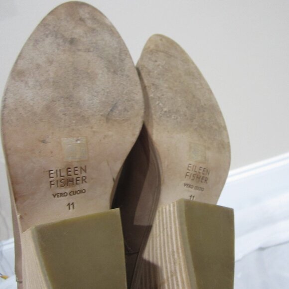 Eileen Fisher 11 Tote Bootie Ankle Boots Shoes - Picture 7 of 8